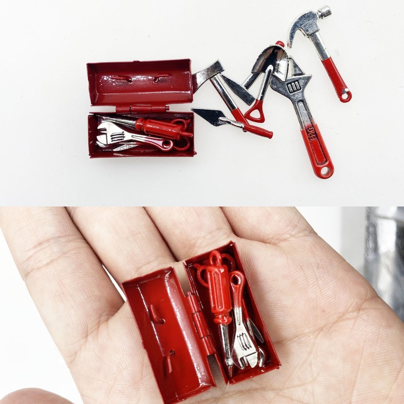 Cayway 25 PCS Miniature Garden Tools - Mini Scene Model