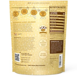 B.rad Grass Fed Whey Protein Isolate Powder with Creatine | Ultra-Pure, All-Natural Clean Ingredients | Superfuel with Whey and Creatine | 2 Pounds | 100% USA Sourced | Unflavored