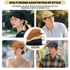 Clakllie 6 Panel Newsboy Cap Summer Flat Cap Cabbie Hat