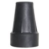 PCP Crutch Tip Replacement, Black, Large
