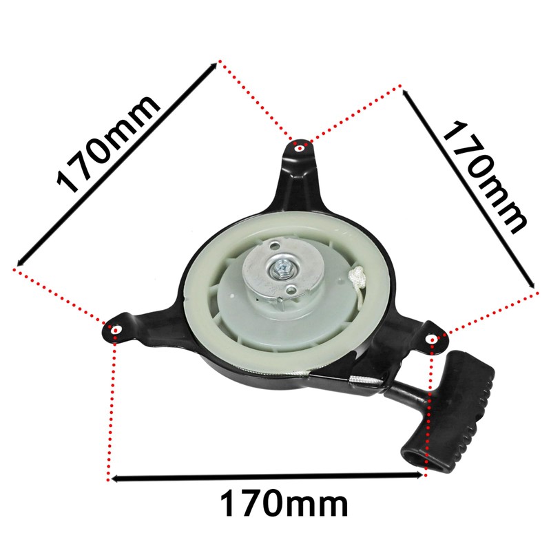 Spares2go Pull Cord Recoil Starter compatible with Honda HRB475 HRB535