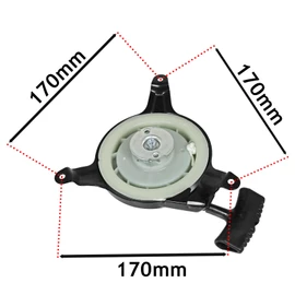 Spares2go Pull Cord Recoil Starter compatible with Honda HRB475 HRB535 HRD535 HRD536 HRH536 HRM535