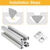 sourcing map Roll-in Spring M6 T Nut, Roll Ball Elastic