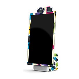 MightySkins Skin Compatible with Facebook Portal+ - Game Kid Color Tile | Protective, Durable, and Unique Vinyl Decal wrap Cover | Easy to Apply, Remove, and Change Styles | Made in The USA