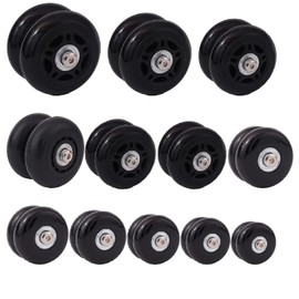 ICTRONIX Pair Luggage Suitcase Replacement Wheels Repair Axles Repair Kit 68mm x 24mm