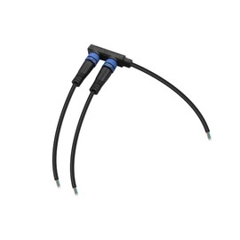PNGKNYOCN M15 IP67 Waterproof Y Splitter Power Supply 2 Pin Cable and 2 Pin Cable for LED Light Installation Projects Indoor Outdoor