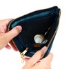 Agility affa "Smart Wallet" Women's L-Shaped Wallet, Compact, Genuine Leather,