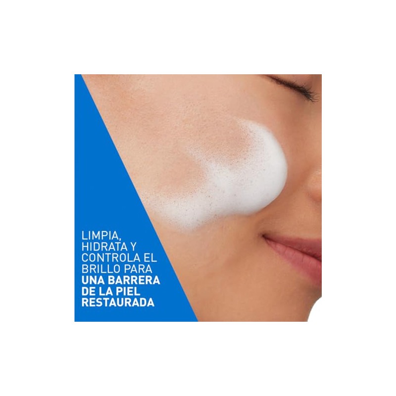 CeraVe Limpiador Air Foam Reequilibrante 148ml | Espuma limpiadora para