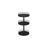 HOOBRO Lazy Susan Organizer, Rotating Spice Rack, 3-Tier Organizer, Turntable
