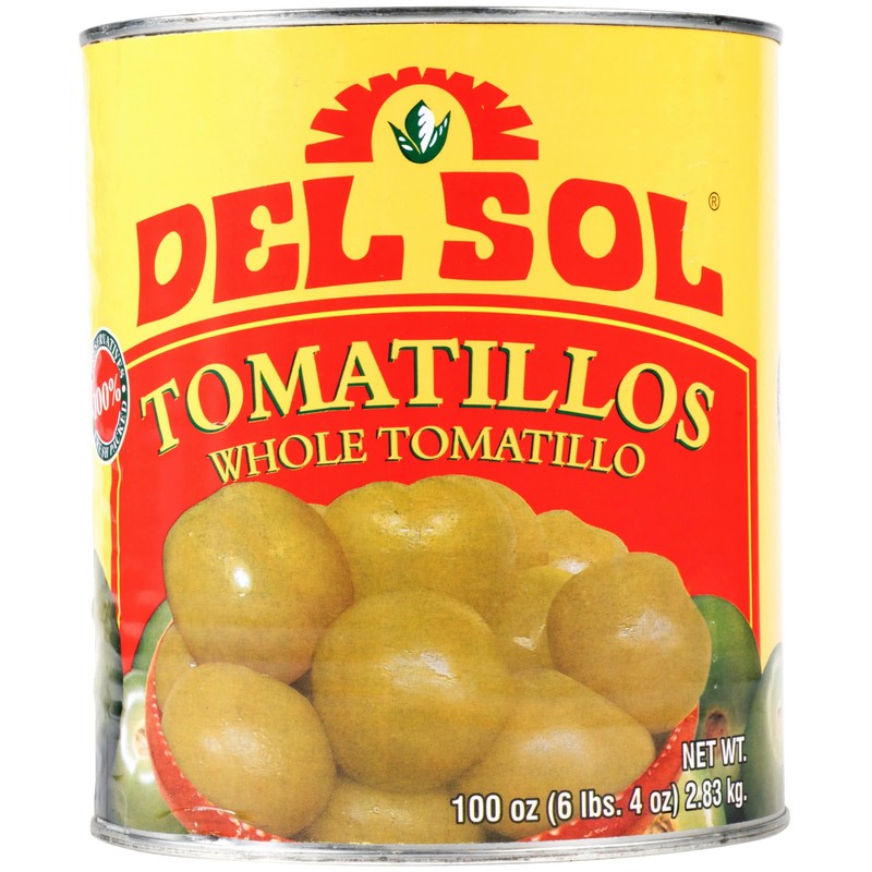 Del Sol Whole Tomatillos #10 Can By TableTop King