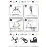 First Cut Art Baby Hair Card Anniversary Baby (Hyokkori Blue)