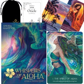 Whispers of Aloha Oracle Card, Whispers of Aloha Tarot Card, Divination, Japanese Instruction Manual Included, lulucouture