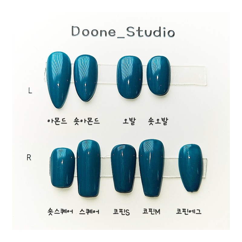 [Glorious caution✨] Handmade nail tips with clear magnetic gel and
