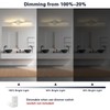 Joossnwell Brushed Nickel Vanity Light for Bathroom Light Fixtures Modern