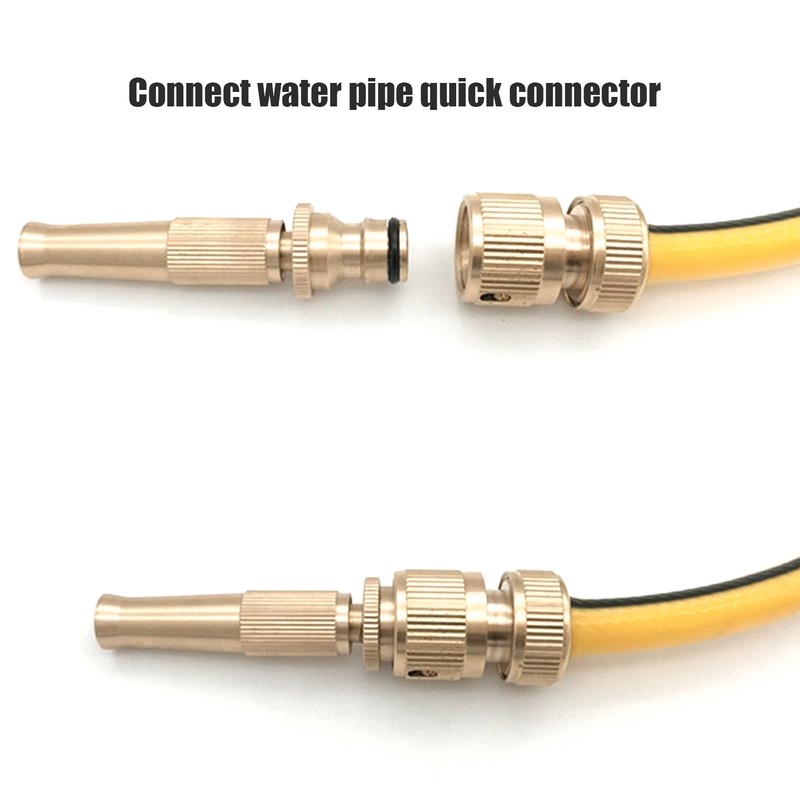 Hose Quick Connector Nipple Nozzle Water Sprayer Kit Garden Watering