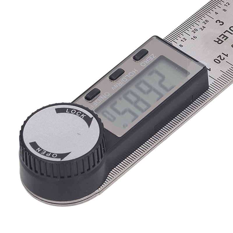 Digital Angle Ruler 0 to 200mm 360 Degree Electronic Protractor