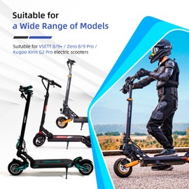 ulip 8.5x3 Solid Scooter Tire for Front Rear Wheels Replacement for Zero 8 Zero 9 VSETT 8 VSETT 9 PRO Kugoo X1 Kugoo Kirin G2 Pro Scooters 8 1/2X3.0 Off-Road Solid tire(2PCS)