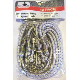 12 GOLIATH INDUSTRIAL 24" BUNGEE CORDS HEAVY DUTY TIE DOWN STRAPS BC1224 SHOCK#from__goliathindustrialtool GERHJT354692