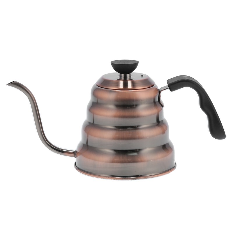 Coffee Pot 304 Stainless Steel Seamless Welding Technology Antirust Gooseneck