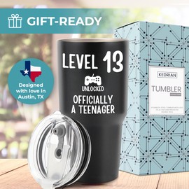 13th Birthday Tumbler 30oz, Best 13 Year Old Boy Gifts Ideas, 13 Year Old Boy Birthday Gifts for 13 Year Old Boy Gift Ideas, Gifts for 13 Year Old Boys Trendy 2023, 13 Year Old Boy Gifts Most Popular