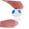 ORFOFE 40pcs Luminous Miniaturized Mushrooms Resin Decoration Pieces Night-Light Mushroom