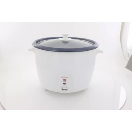 GOLDA Persian Rice Cooker with Glass Lid, 10-Cup, White