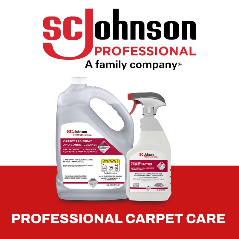 SC Johnson Professional Ready-To-Use Carpet Spotter, Carpet Stain Remover, 32
