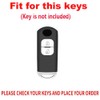TECART Leather Key Case Fit For Mazda CX-3 CX-4 CX-5