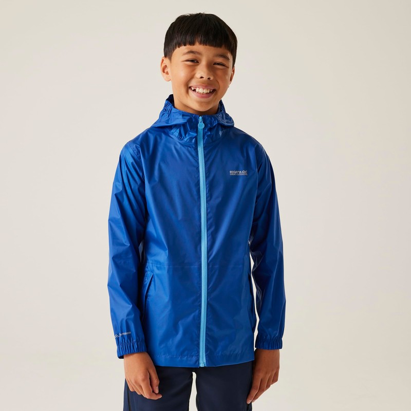 Regatta Bambini Bambini pack It giacca ripiegabile impermeabile Shell, traspirante