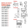 Kit de conectores JST XH2.54 de 460 unidades, 2/3/4/5/6 pines