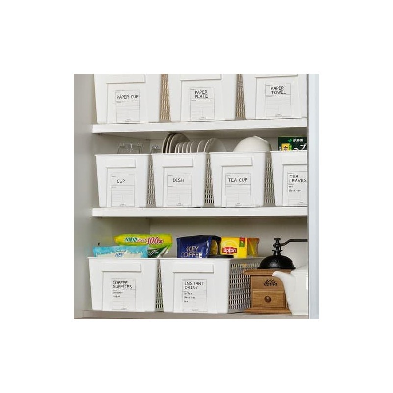 Trim Basket Wide White
