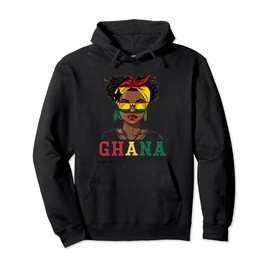 Ghana Flag Outfit for Woman Decor Souvenirs Ghanaian Pullover Hoodie