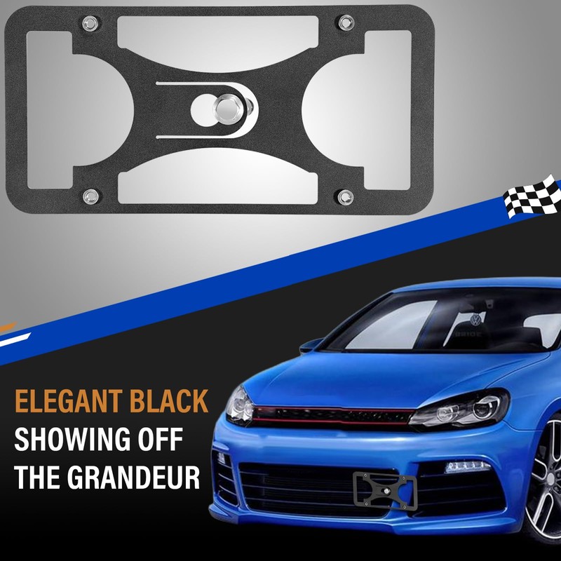 No Drill Front License Frame Compatible with Volkswagen Arteon 2019-2023