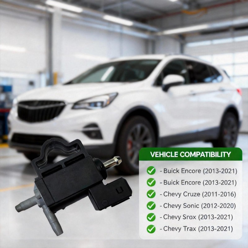 Turbocharger Intercooler Bypass Valve Solenoid Compatible with Buick Encore 2013-2021,