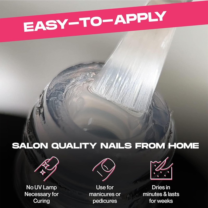 Nailboo Dip Powder Essential Liquid, Top Coat for Nail Dip