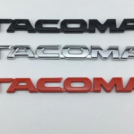 2Pcs For 2005-2015 year Toyota Tacoma Door Fender Emblem - Color: Black