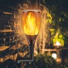 Permande Upgraded Solar Lights Outdoor, Solar Torch Lights with Flickering