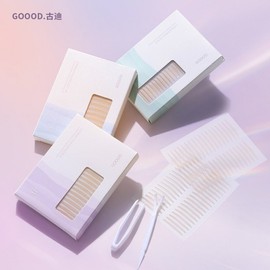 Goody Transparent Natural Double Eyelid Cover for Monolids and Double Eyelids - Unisex High-End Beauty Line Half-Moon Shape 5ea