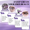 DIY Lash Extension Kit 280pcs Individual Lashes Cluster B&Q D