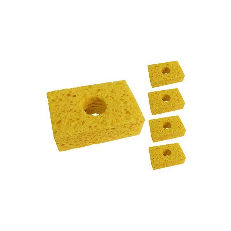 Thermaltronics SPG-5 Yellow, Soldering Sponge, (3.2" X 2.1") (5 Pack)