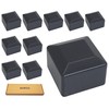 SKIR'CO Fence Post Caps Square 40 x 40 mm Grey