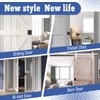 HOMOTEK 4 Pack Privacy Pocket Door Lock Hardware with Pull