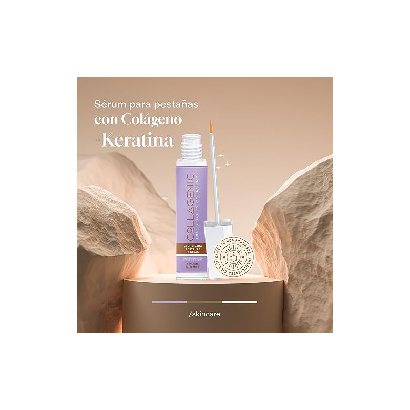 Collagenic Serum para Fortalecer y Alargar las Pestañas y Cejas