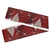 Wamika Merry Christmas Tree Red Snowflake Table Runner 13x90 IN