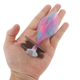 CAPASTEC Betta Fish Bed, Betta Leaf Bed, Silicone Betta Hammock, Betta Hammock Pad with Suction Cup, Glowing Aquarium Decor Betta Fish Supplies, Purple 2set