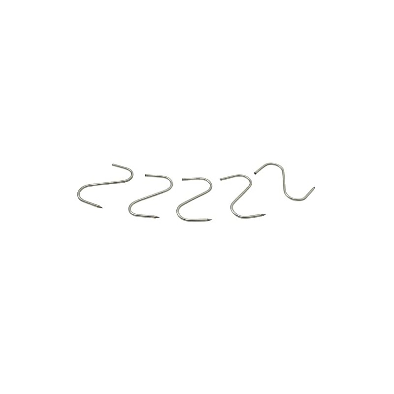 RK RÄUCHER KÖNIG Pack of 5 Smoking Hooks S Shape