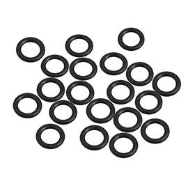 sourcing map Metric Nitrile Rubber O-Rings Seal Rubber 11.6 mm Outer Diameter 8 mm Inner Diameter 1.8 mm Width Pack of 20