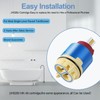 JH02BJ HL-40 Ceramic Pressure Balance Cartridge, 40mm Shower Faucet Cartridge