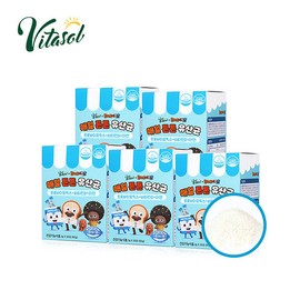 [Vitasol] Daily strong lactic acid bacteria / [비타솔] 매일 튼튼 유산균 X 5통 키즈 유산균/브레드 유산균(10억 유산균/비