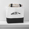 CafePress Snorkeling Evolution Canvas Tote Top Zipper Closure